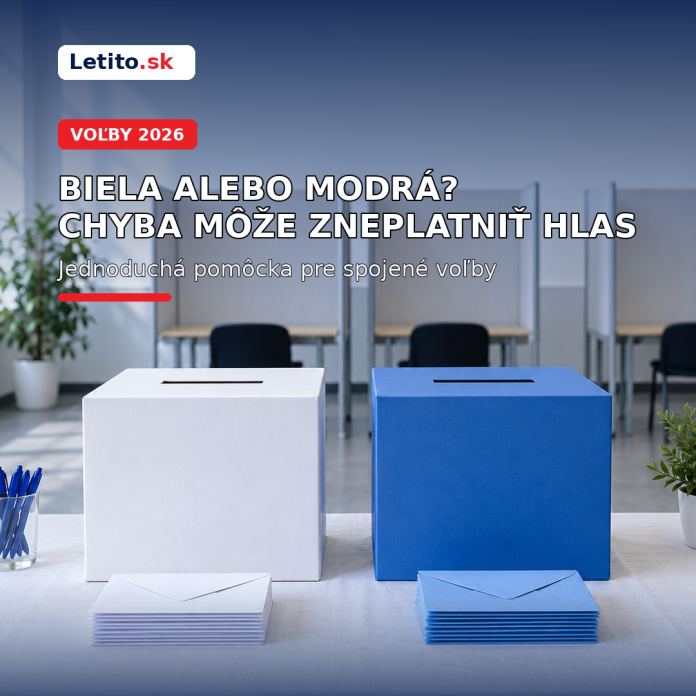 Biela a modrá volebná sada pre spojené voľby 2026