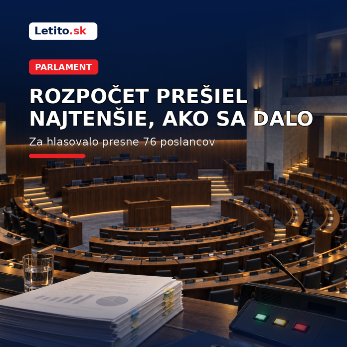 Poslanci Národnej rady SR počas hlasovania o rozpočte na rok 2027