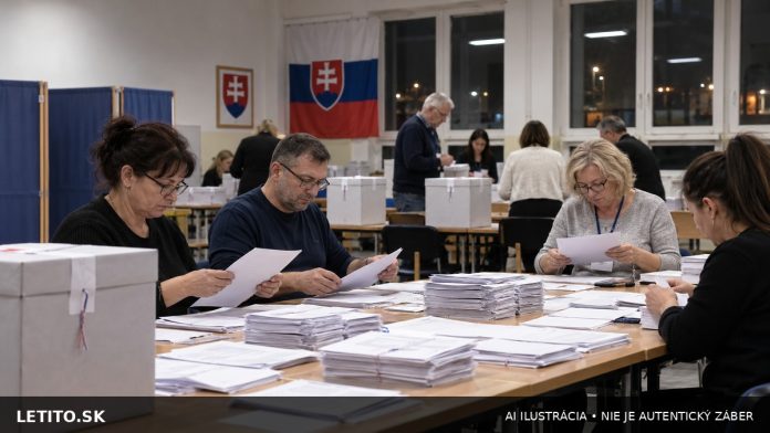Spočítavanie hlasovacích lístkov po slovenských spojených voľbách 2026